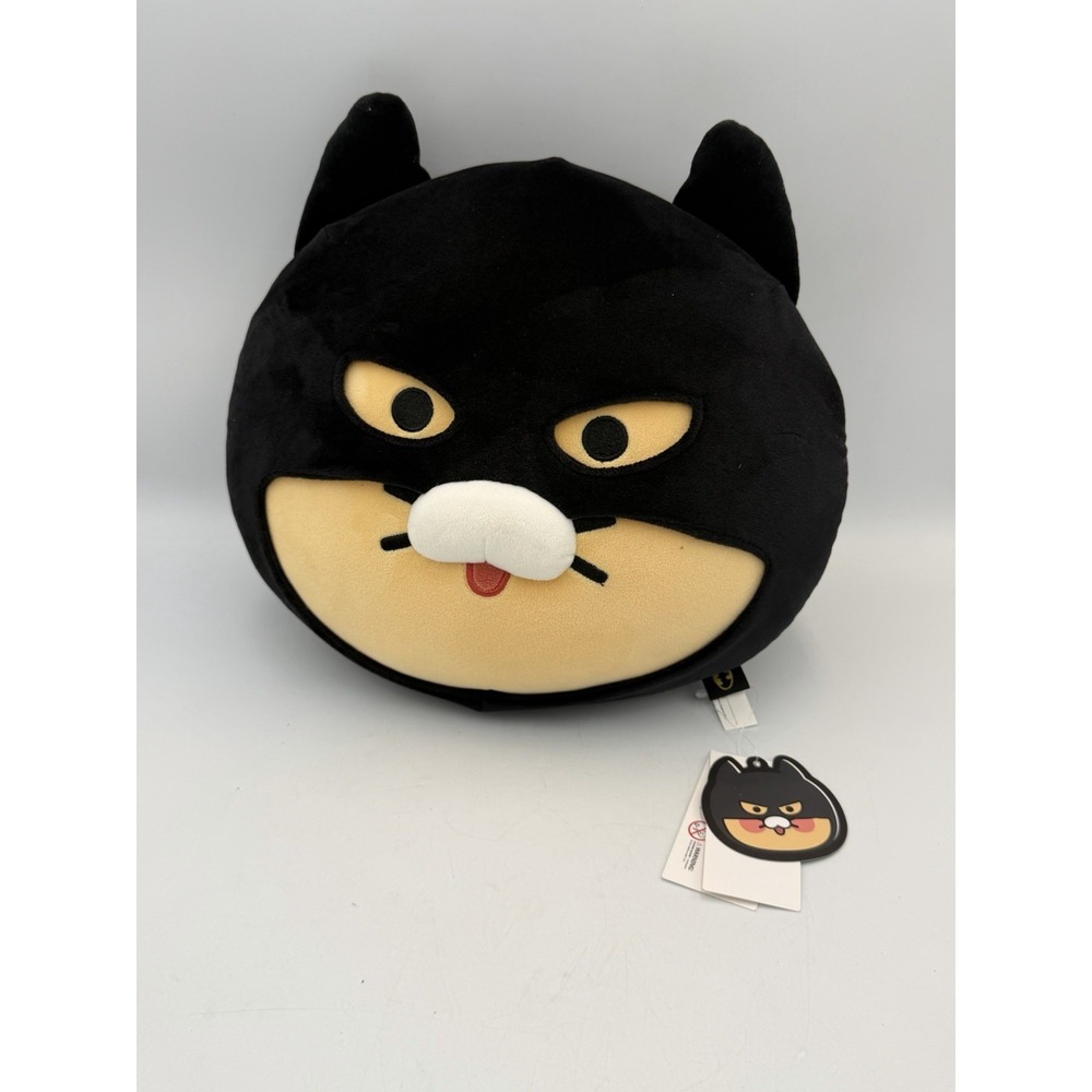 Kakao Friends x DC Batman Choonsik Face Cushion Pillow Plush 11"